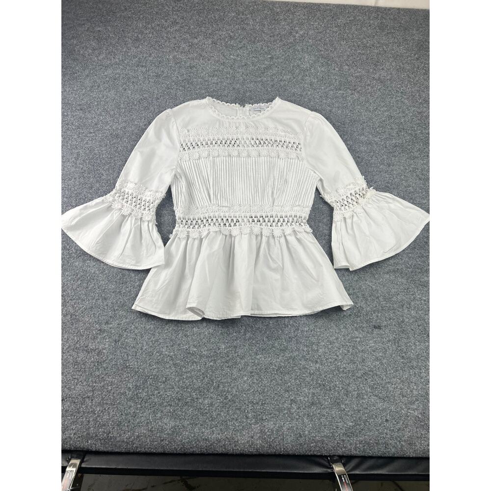 Endless Rose Knit Open Lace Top Size Medium